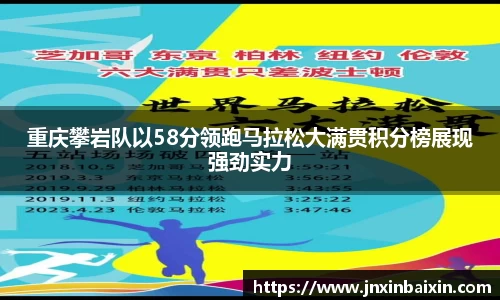 重庆攀岩队以58分领跑马拉松大满贯积分榜展现强劲实力
